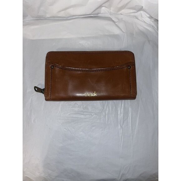 THE SAK Brown Wallet Large Sanibel Leather - Picture 2 of 11